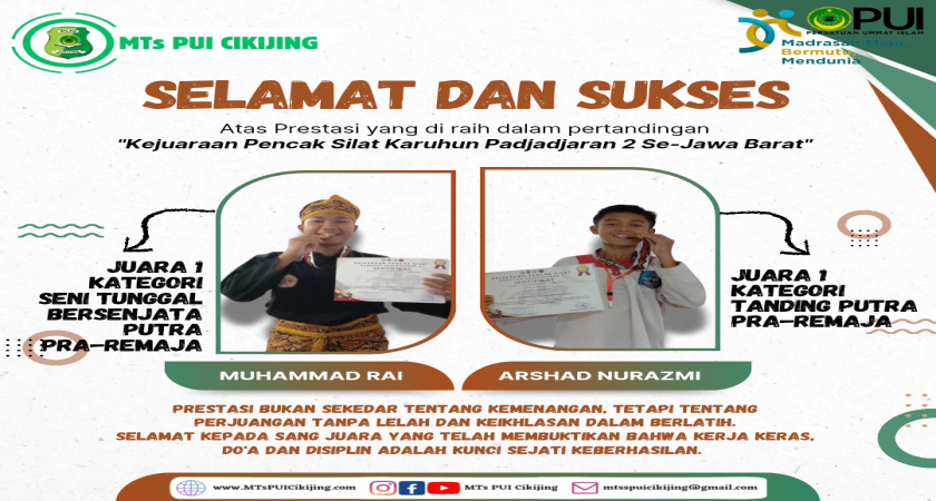 KEJUARAAN PENCAK SILAT KARUHUN PADJADJARAN 2 SE-JAWA BARA